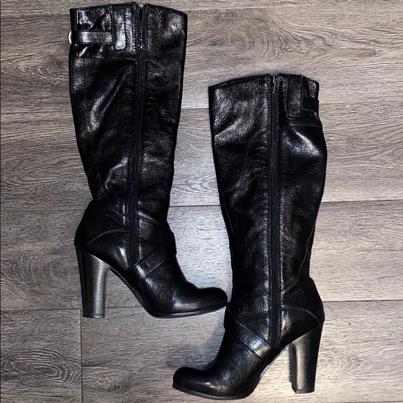 Nine West leather knee high boots NEW - Picture 2 of 6
